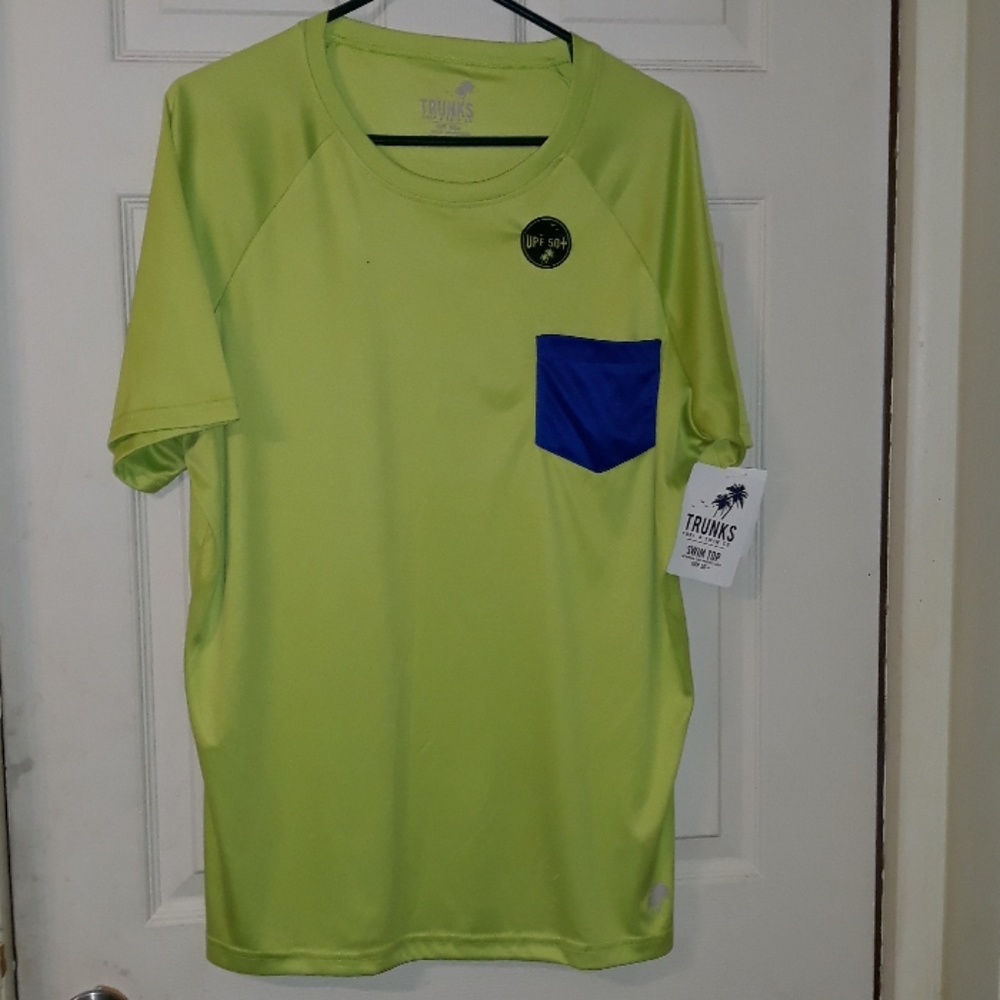 Mens SS UPF protection swim/casual shirt